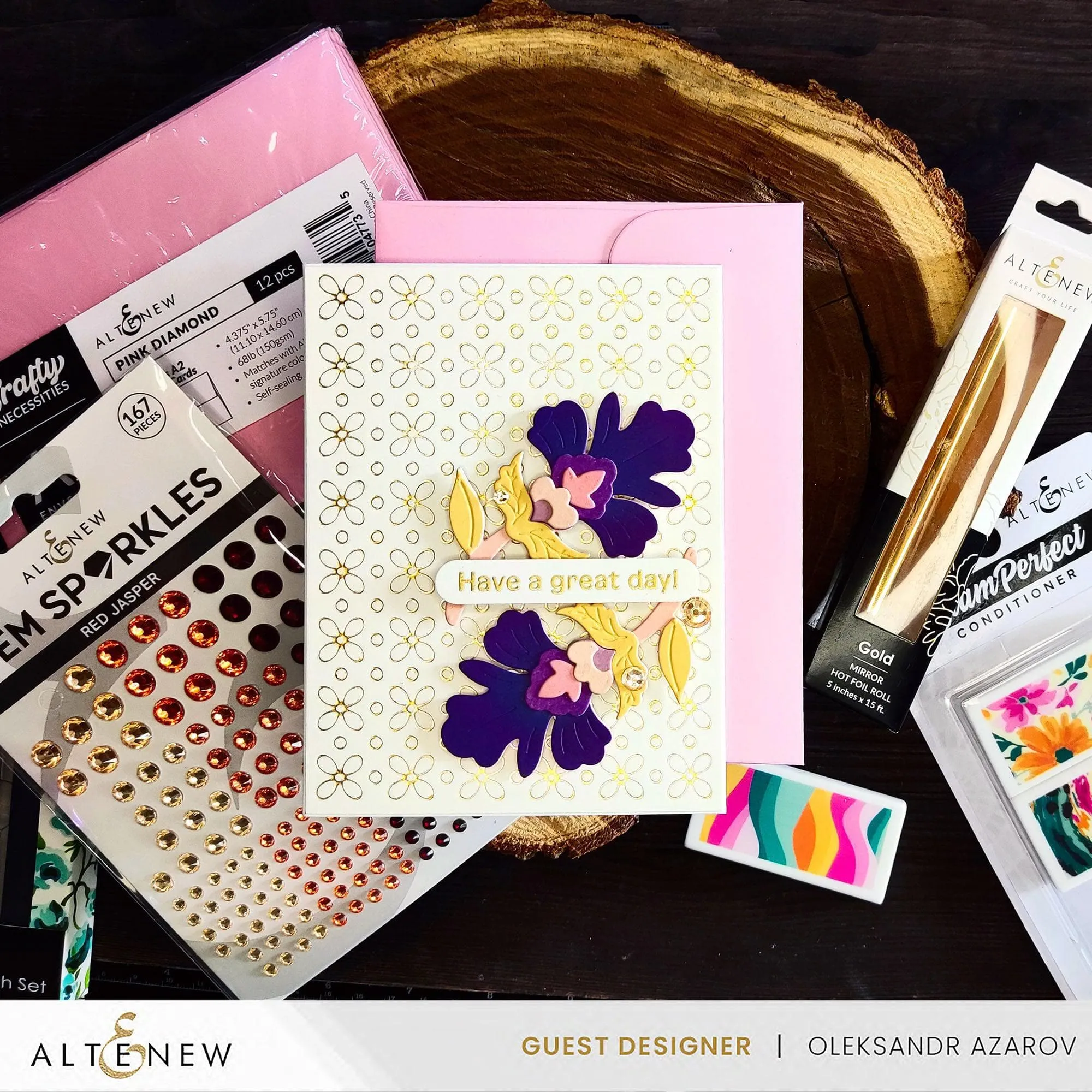 Petal Harmony Hot Foil Plate