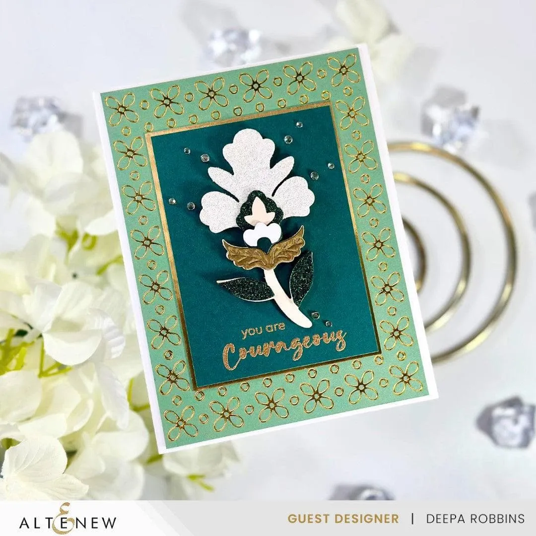 Petal Harmony Hot Foil Plate