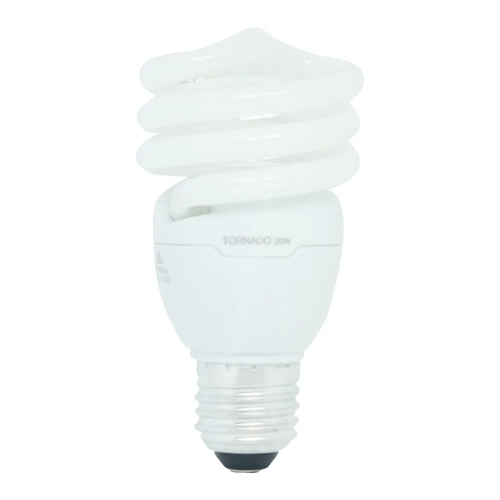 PHILIPS Tornado Spiral Energy Saving Light Bulb E27 240V 20W W/W