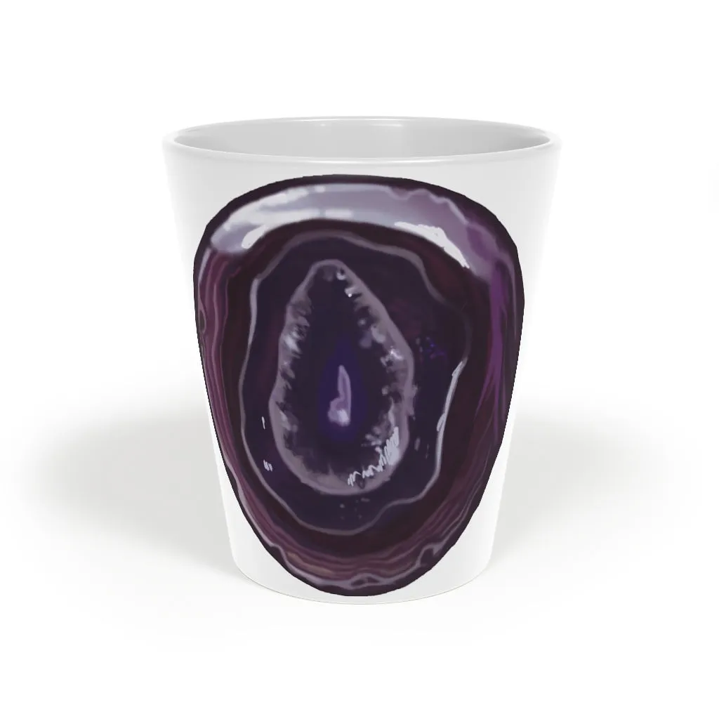Purple Rock Latte Mug, 12oz