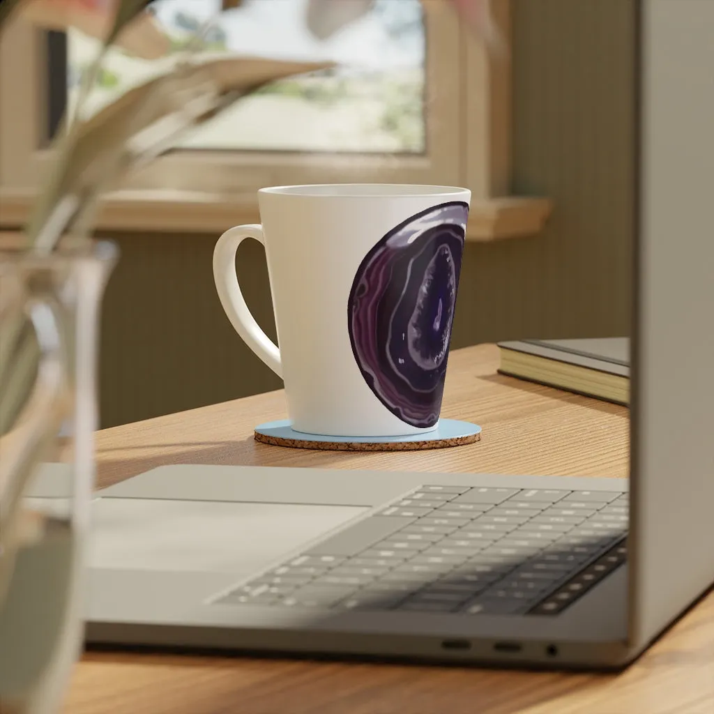 Purple Rock Latte Mug, 12oz