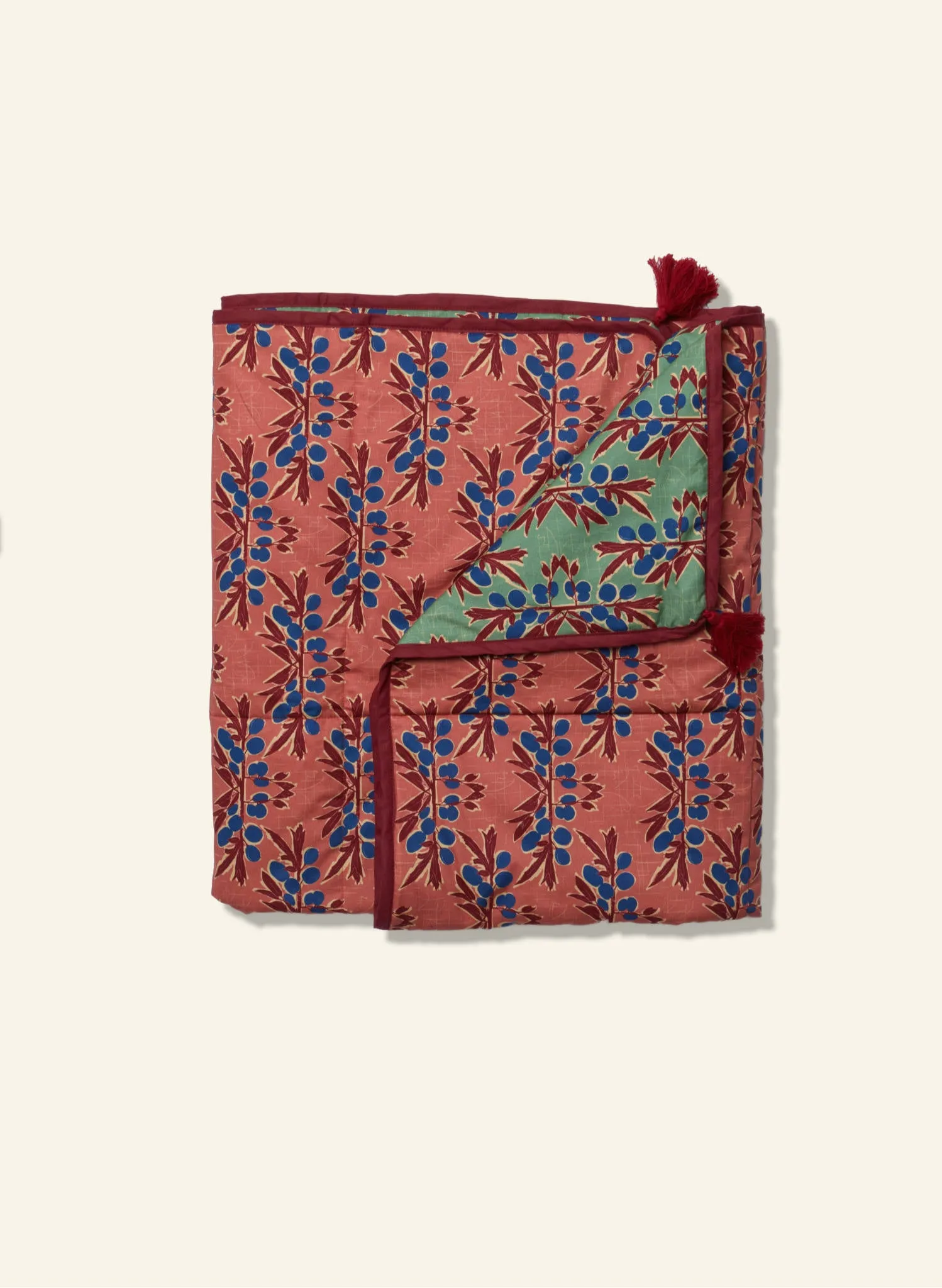 Quilted Blanket - Nouveau Plum