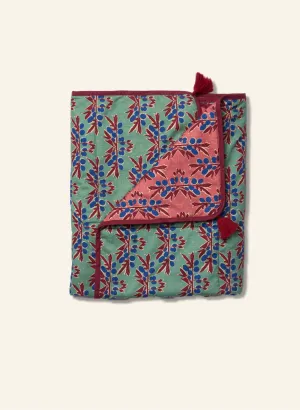 Quilted Blanket - Nouveau Plum