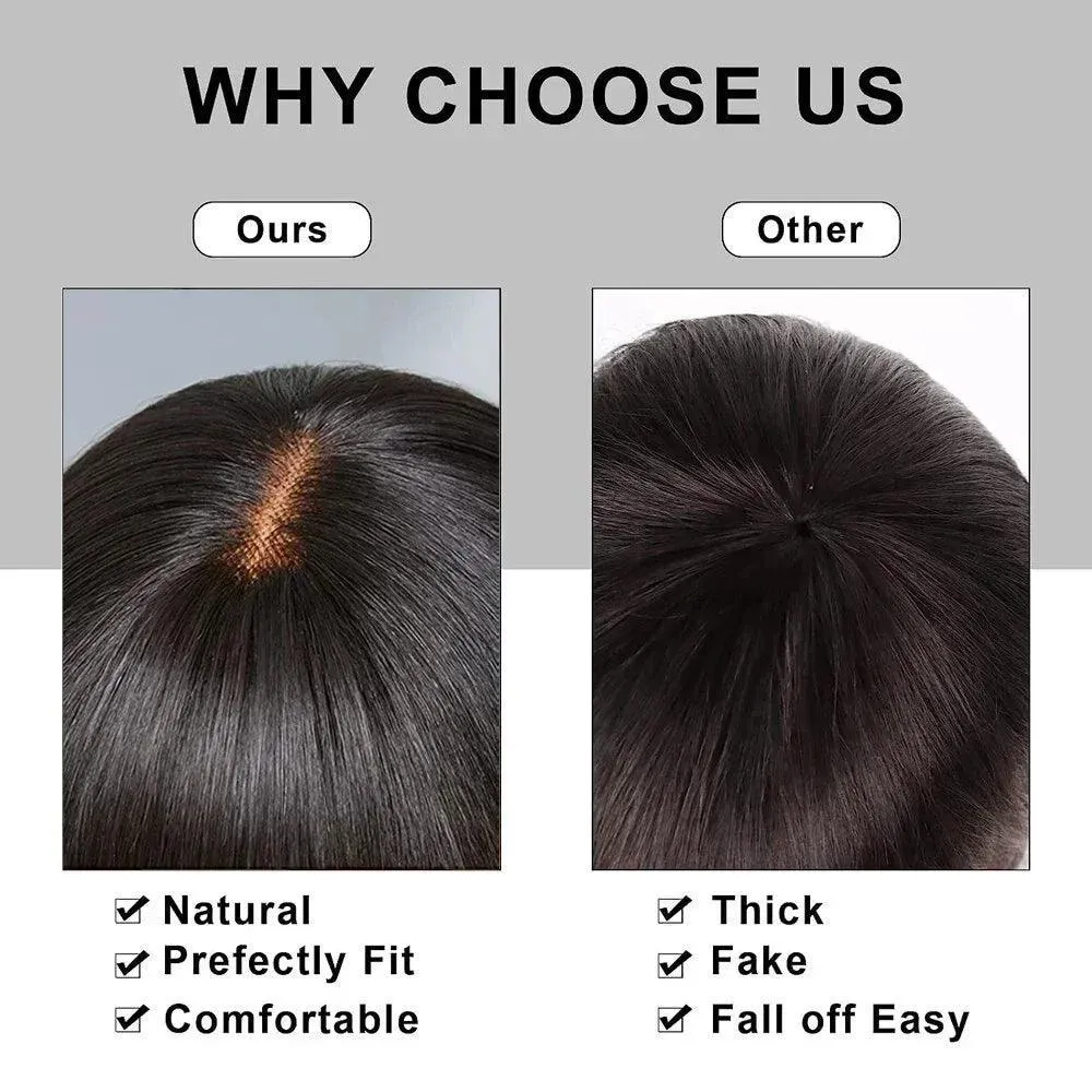Realistic Scalp Straight Bob Wig: Effortless Elegance & Comfort