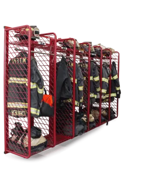 Red Rack Wall Mounted Gear Storage - 24" Wide