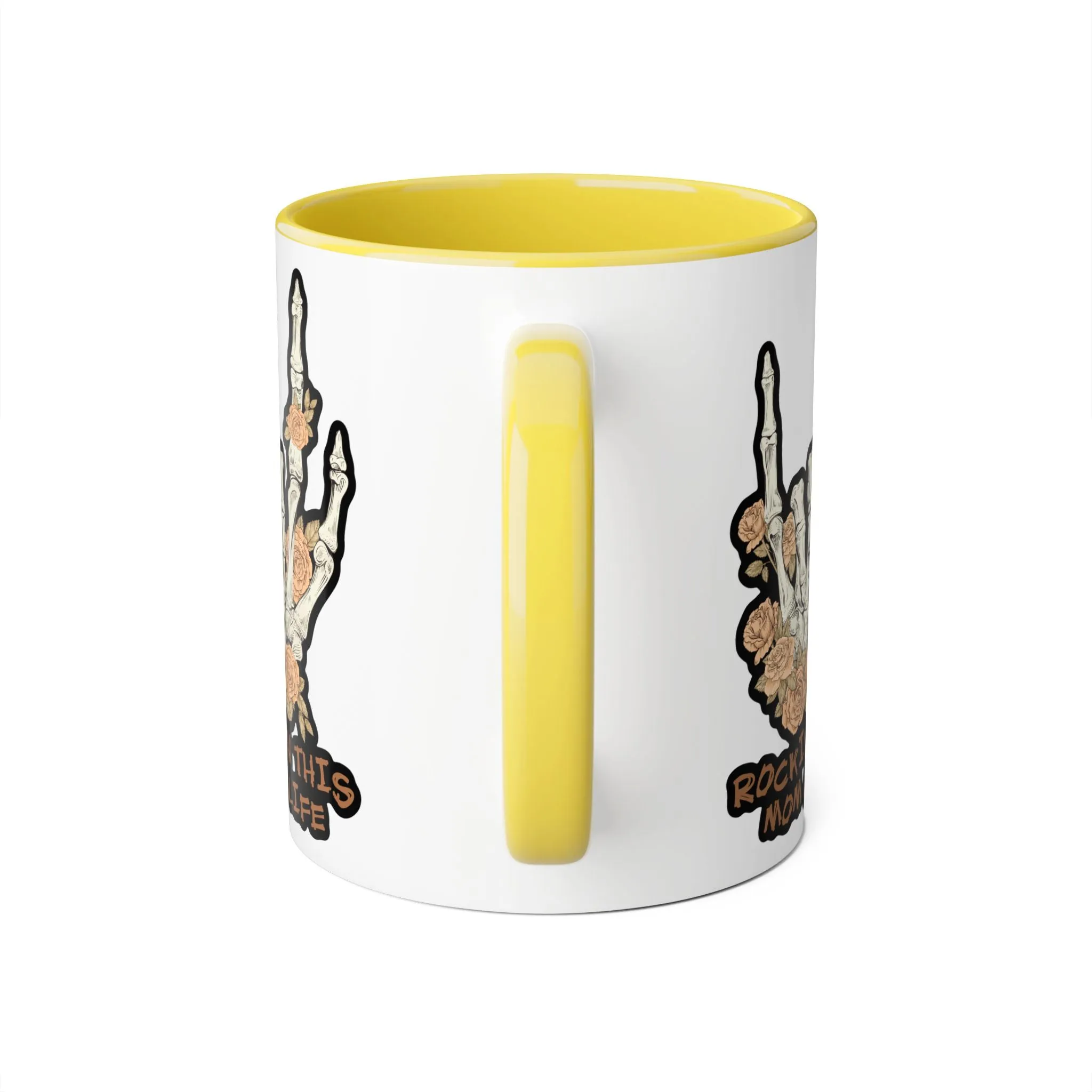 Rockin this Mom Life Accent Mugs, 11oz