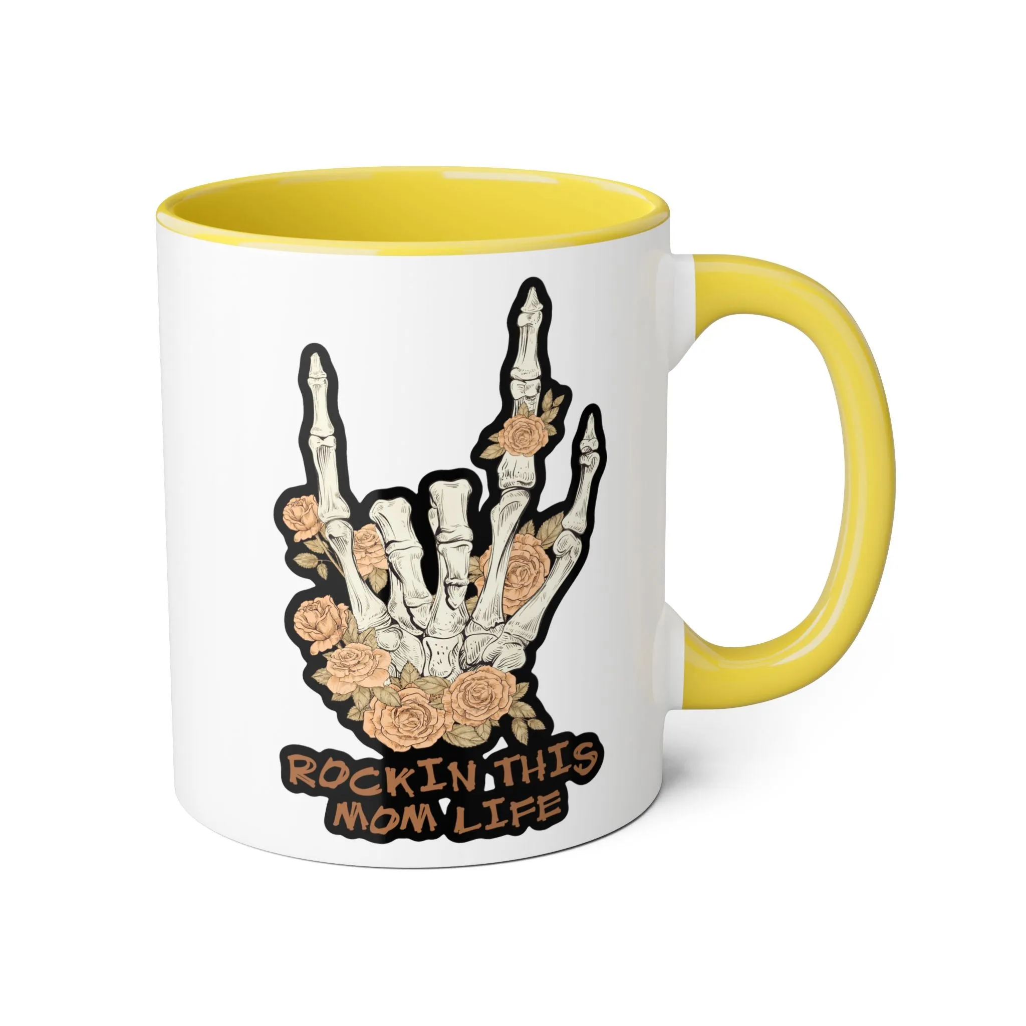 Rockin this Mom Life Accent Mugs, 11oz
