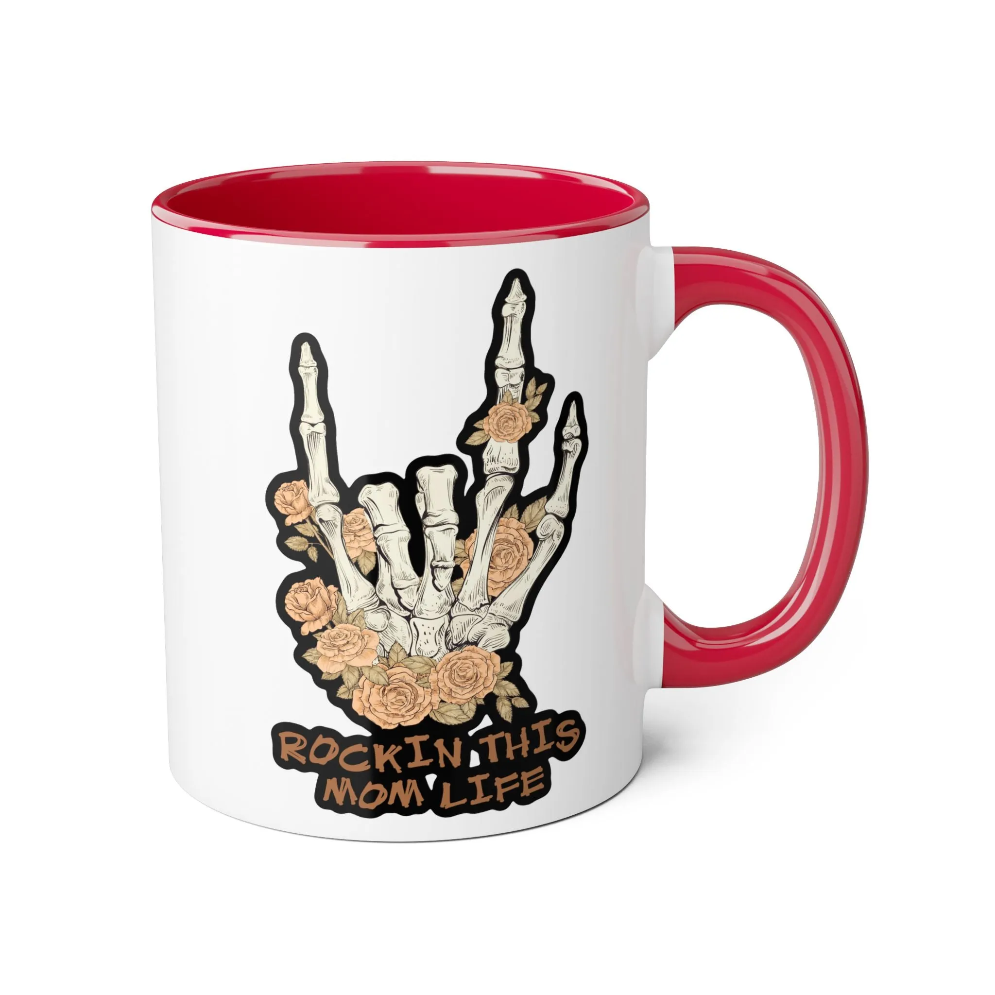 Rockin this Mom Life Accent Mugs, 11oz