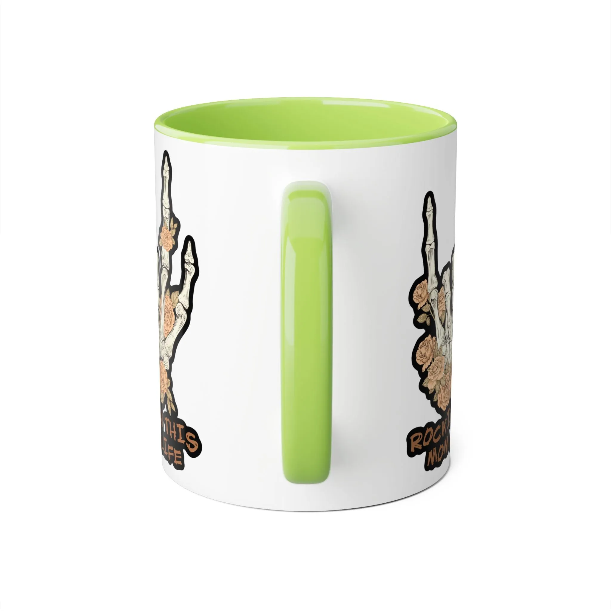 Rockin this Mom Life Accent Mugs, 11oz