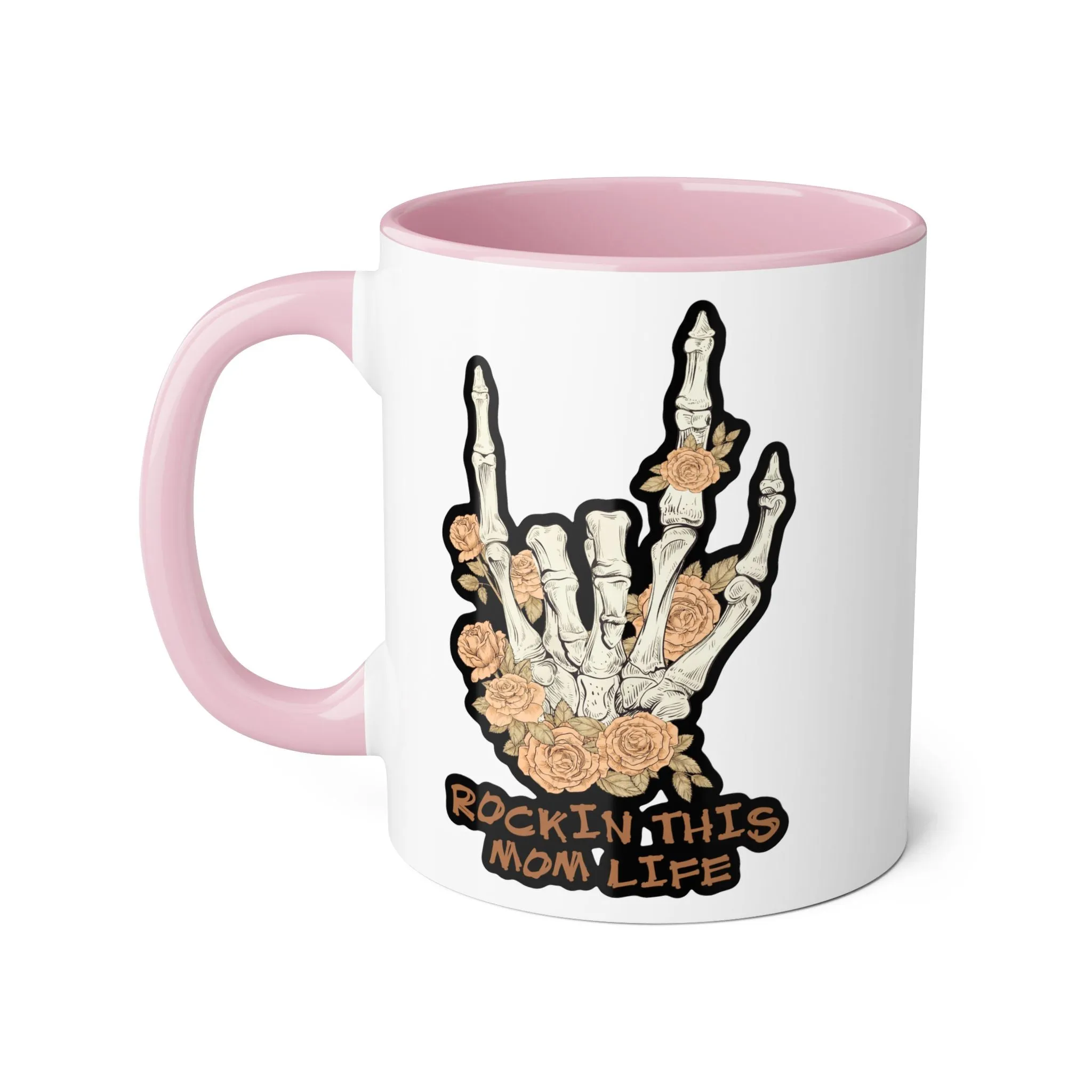 Rockin this Mom Life Accent Mugs, 11oz