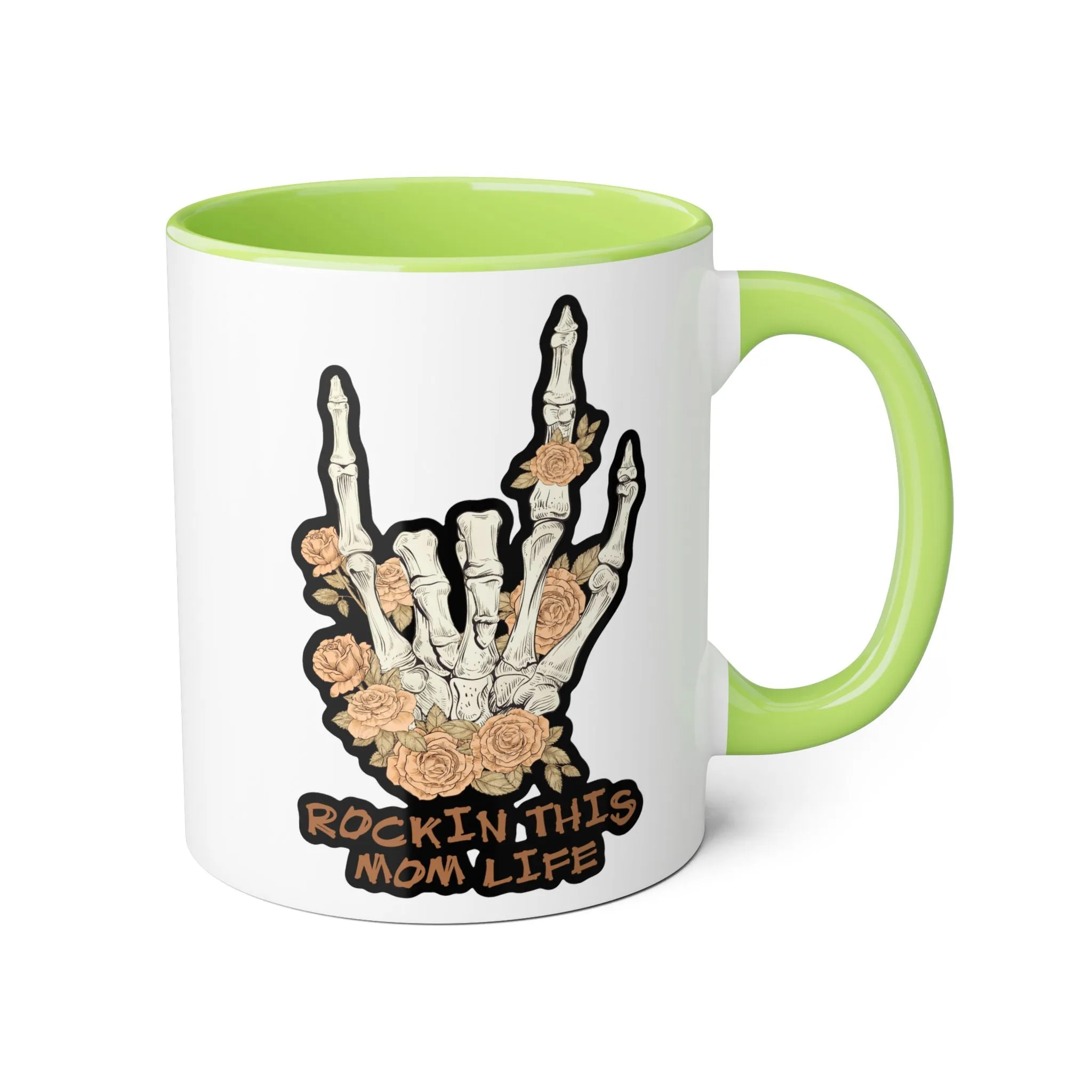 Rockin this Mom Life Accent Mugs, 11oz