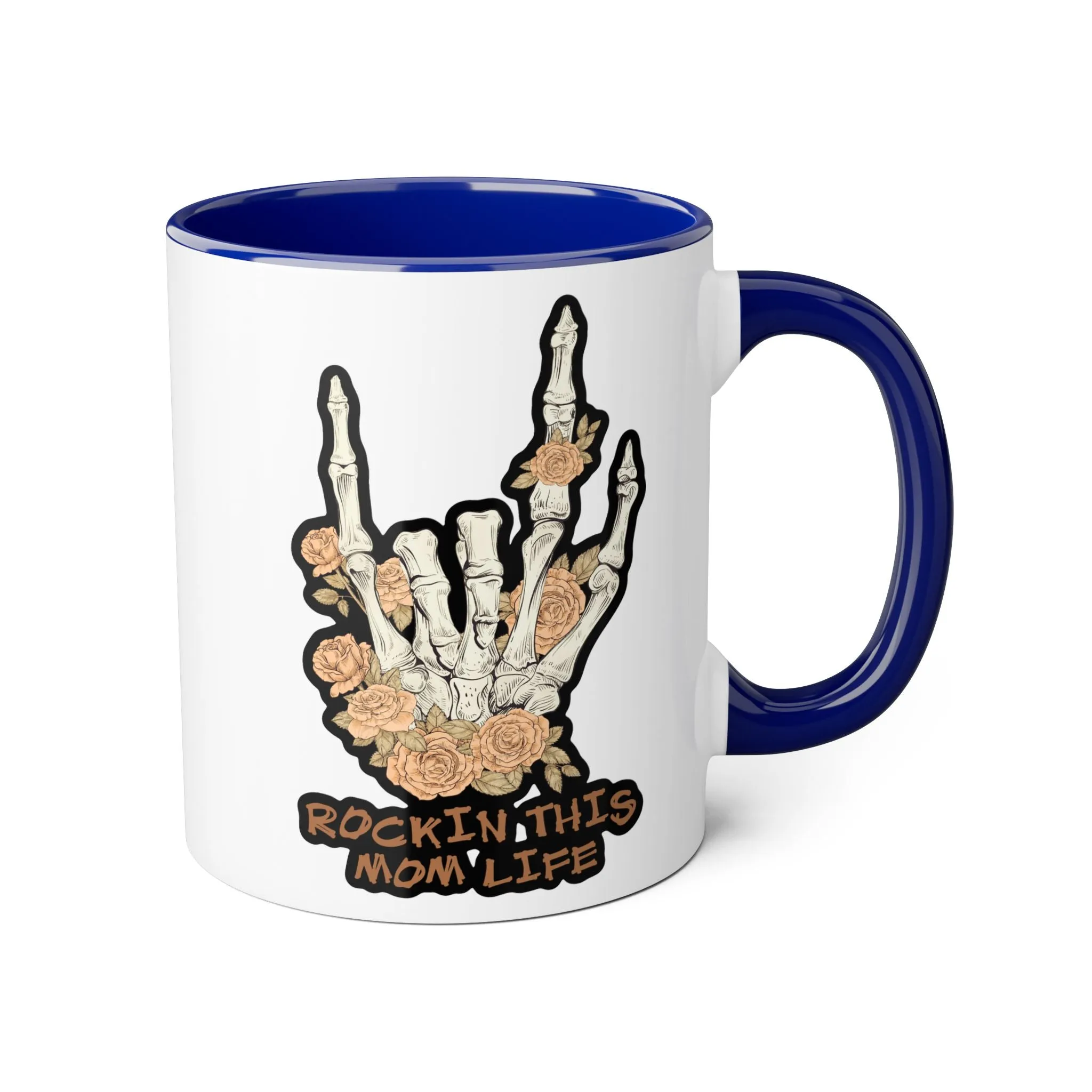 Rockin this Mom Life Accent Mugs, 11oz