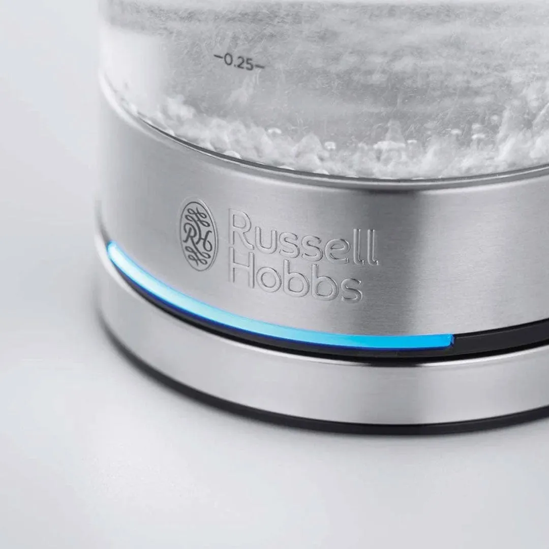 Russell Hobbs Mini Compact Home Glass Kettle 0.8L
