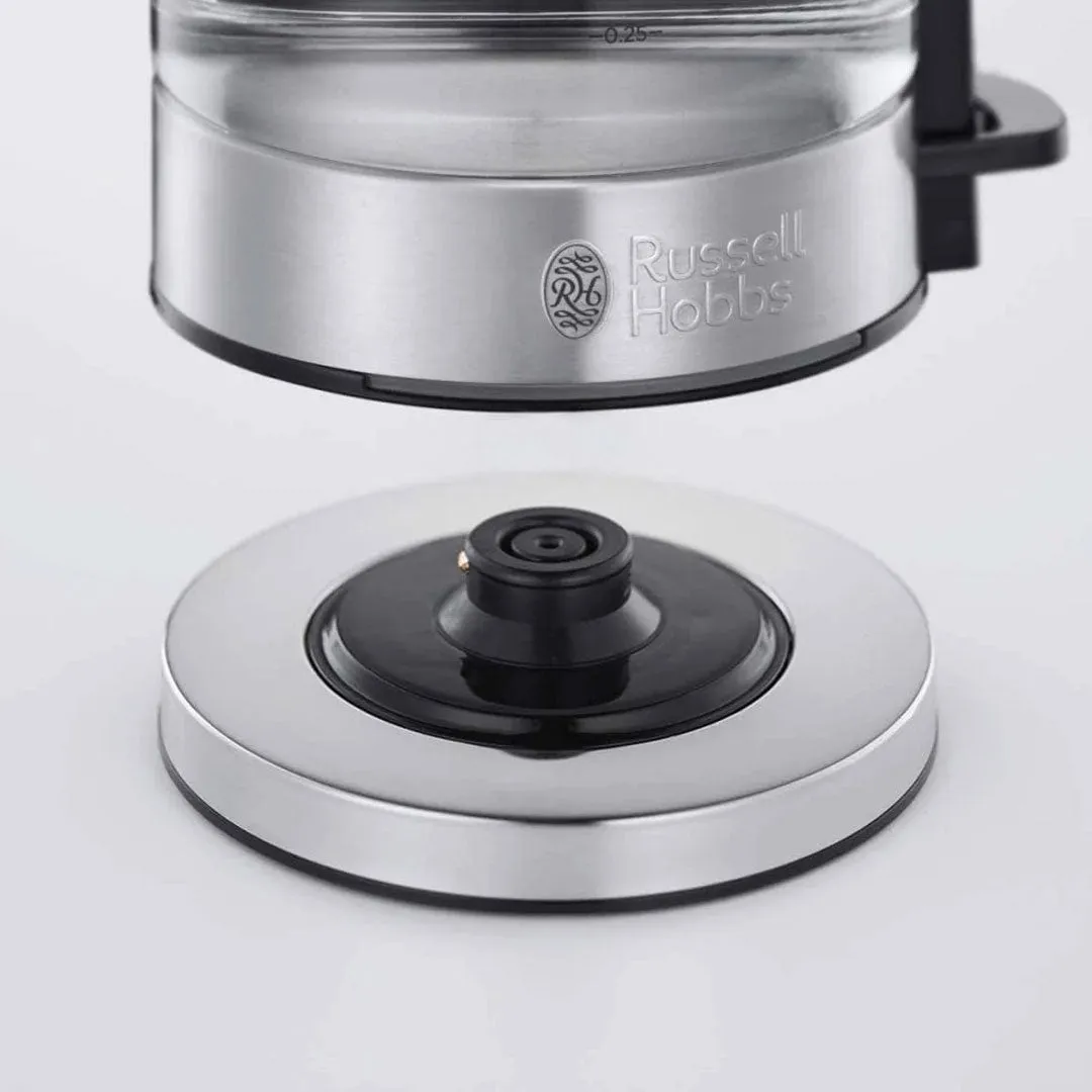 Russell Hobbs Mini Compact Home Glass Kettle 0.8L