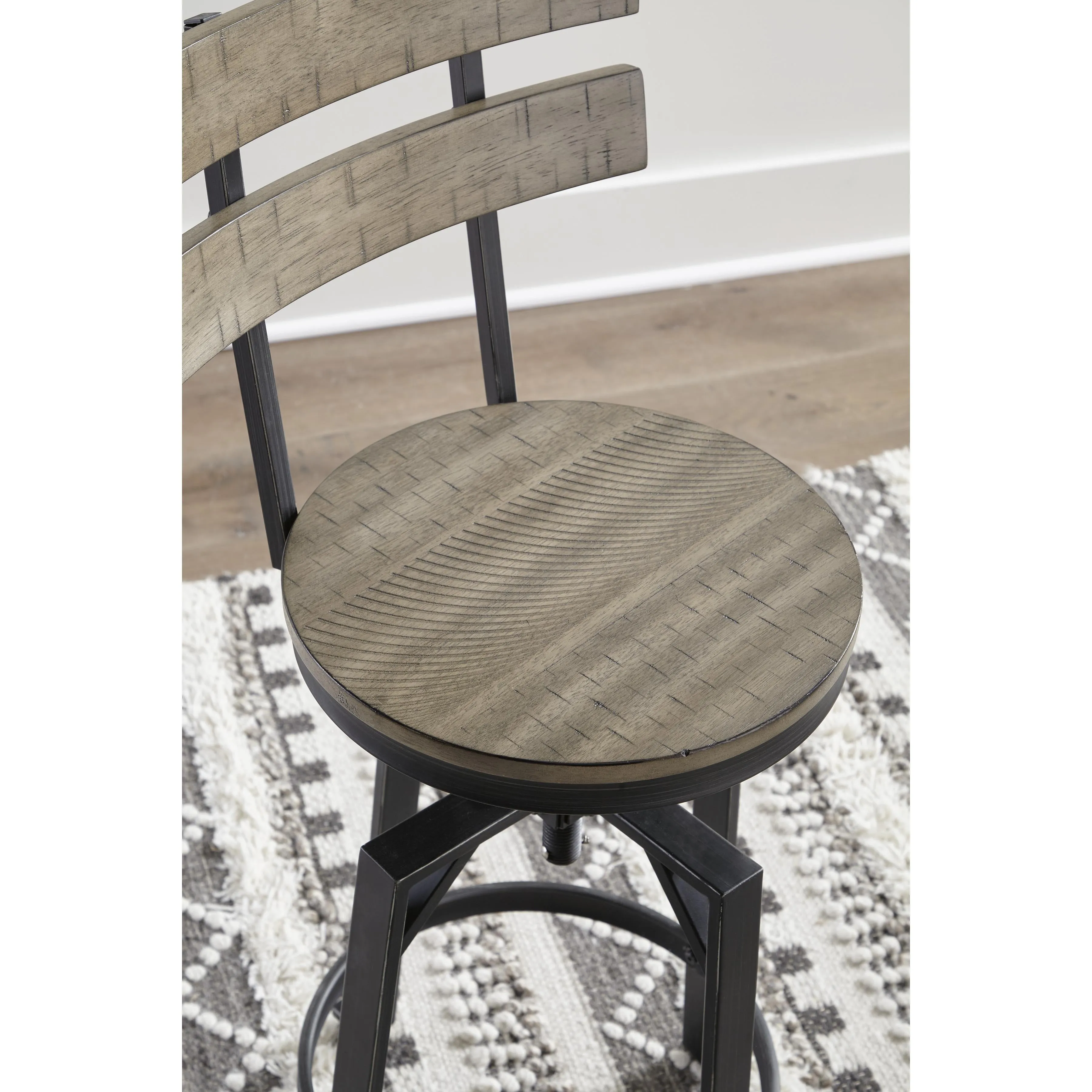 Signature Design by Ashley Lesterton Adjustable Height Stool D334-124