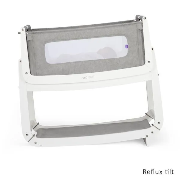 SnuzPod 3 - Bedside Crib 3 in 1 in Dusk Grey (with mattress)