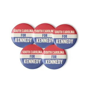 South Carolina for Kennedy (5 Buttons)