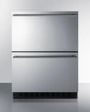 Summit ASDR2414 24" Wide 2-drawer All-refrigerator, ADA Compliant