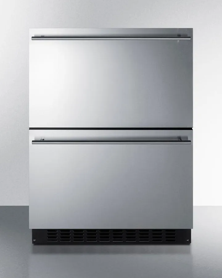 Summit ASDR2414 24" Wide 2-drawer All-refrigerator, ADA Compliant