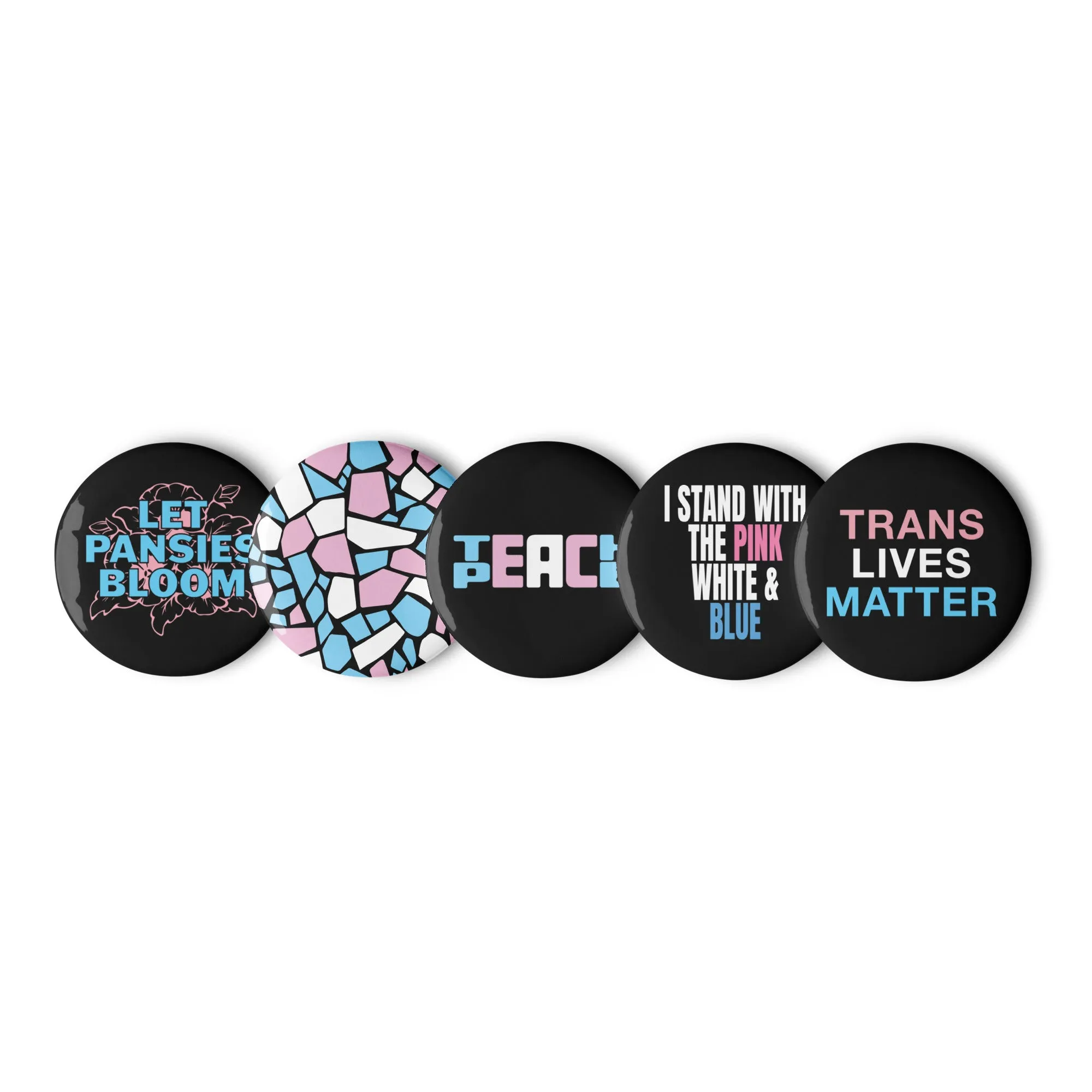 Trans Lives Matter Pin Button Pack