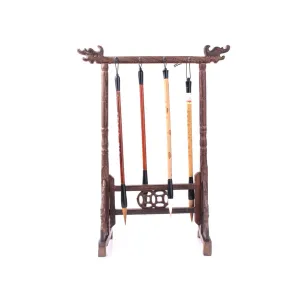 TWIN DRAGON - Calligraphy and Sumi Brush Stand Rack