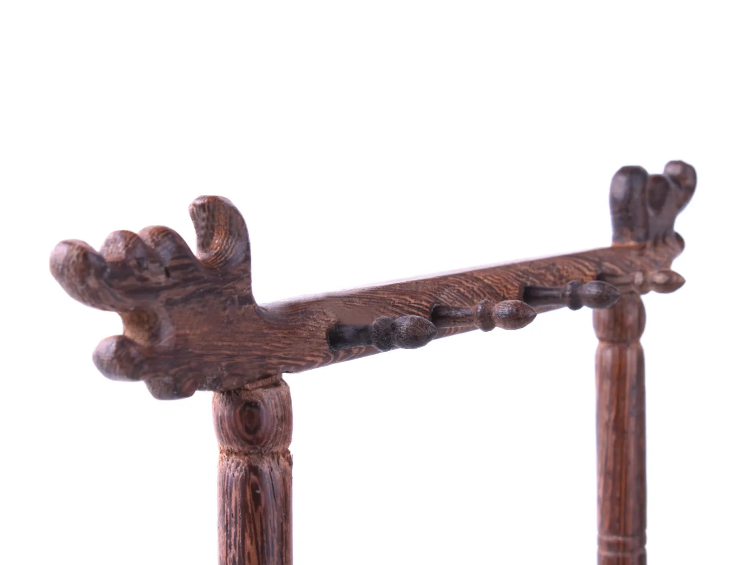 TWIN DRAGON - Calligraphy and Sumi Brush Stand Rack