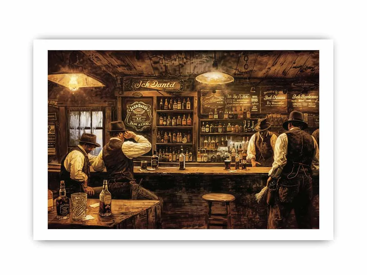 Vintage Club Framed Print - Premium Archival Paper & Radiata Pine Frame