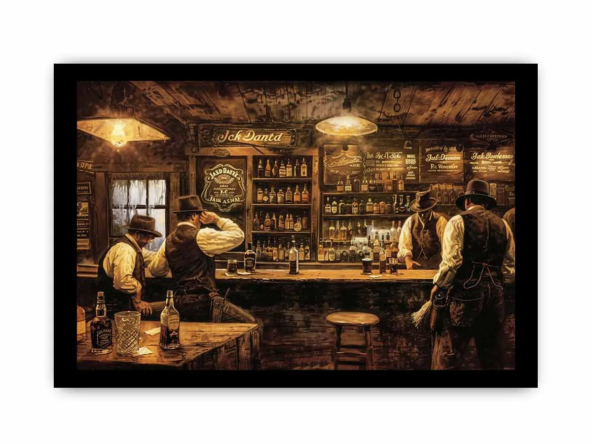 Vintage Club Framed Print - Premium Archival Paper & Radiata Pine Frame