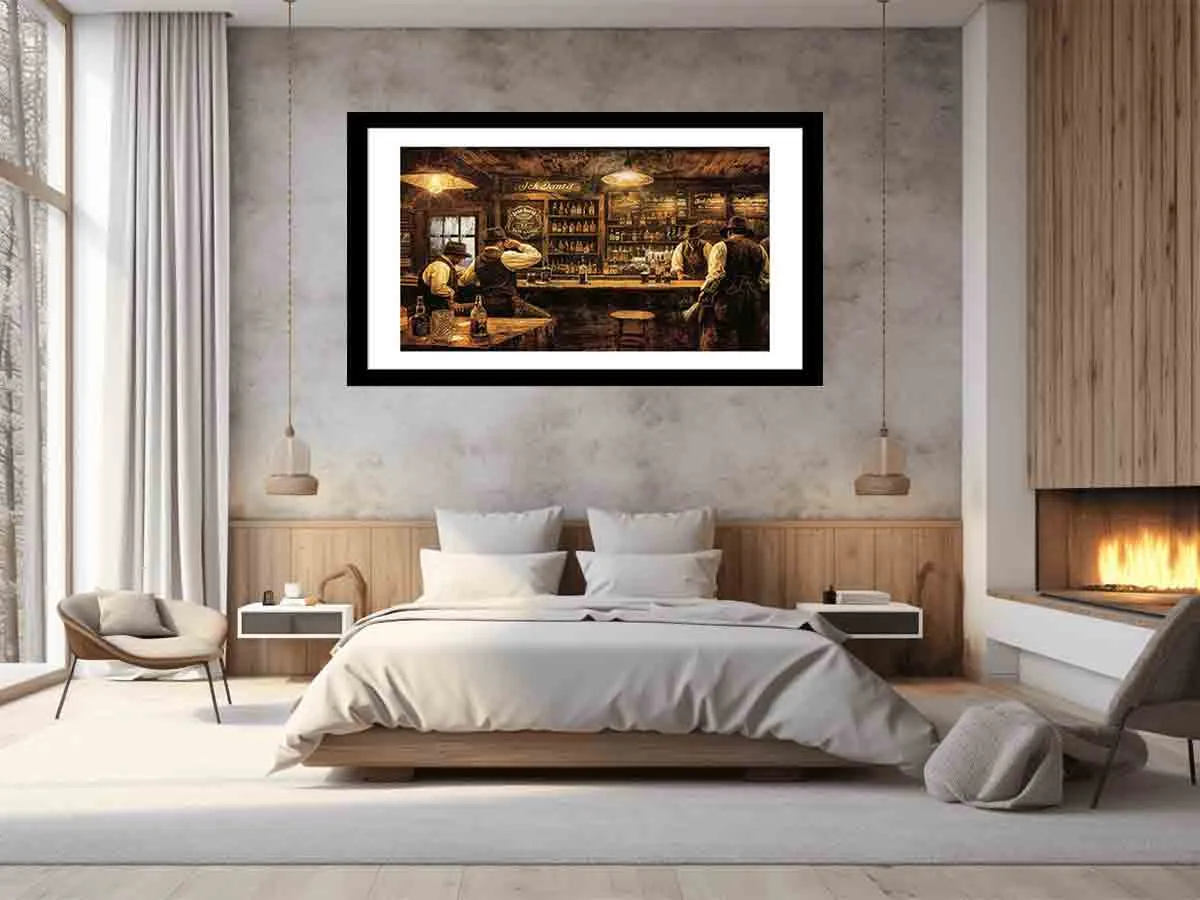 Vintage Club Framed Print - Premium Archival Paper & Radiata Pine Frame