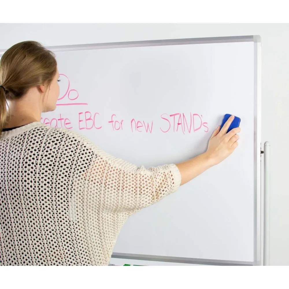 VIVO CART-WB48A 48” x 32” Mobile Double-Sided Whiteboard Cart