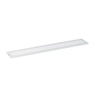 Wafer 24 in. LED Rectangular Disk Light 1600 Lumens 3000K White finish
