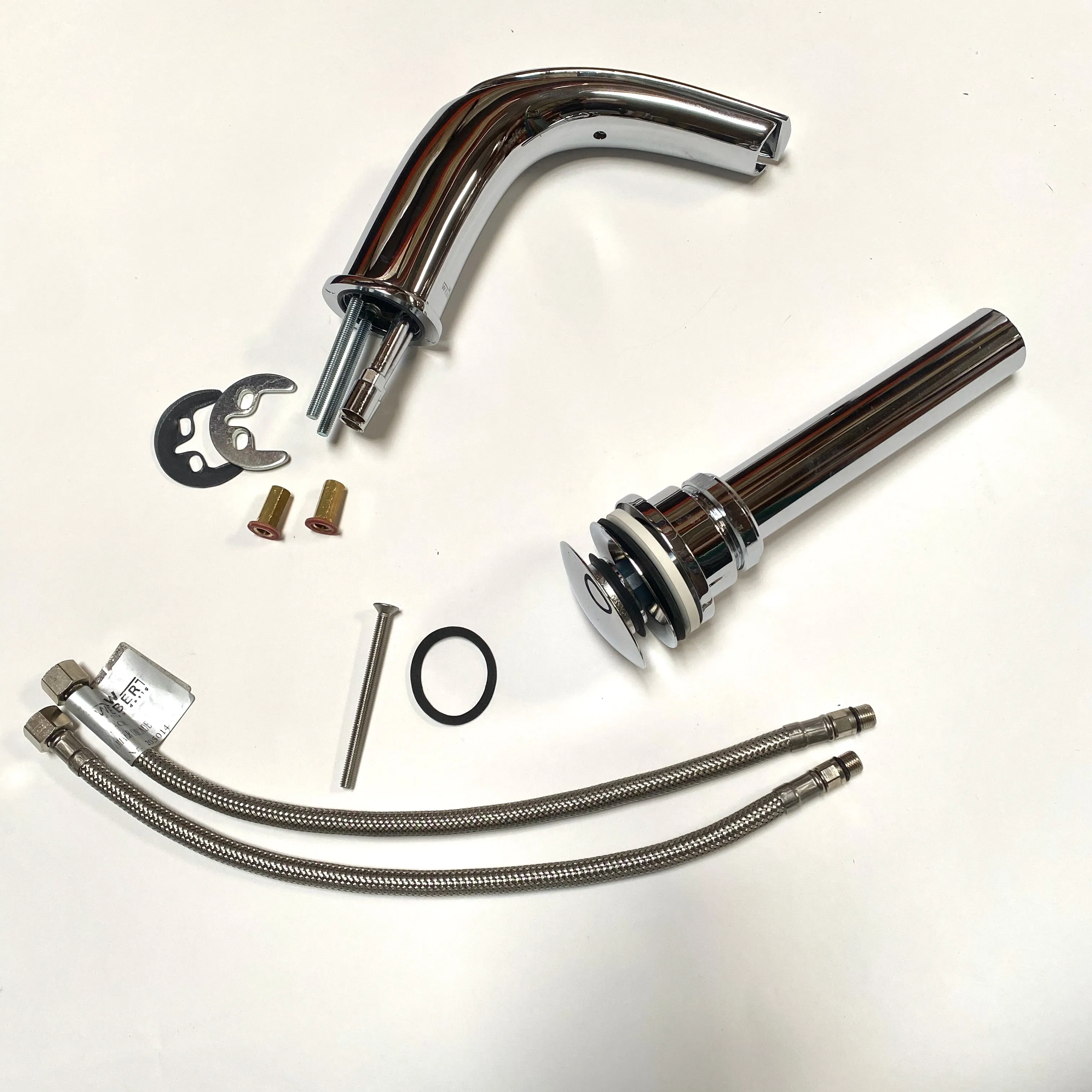 Webert | Aria Waterfall 2.2 Gal Per Min GPM Vessel Sink Faucet in Pol Chrome