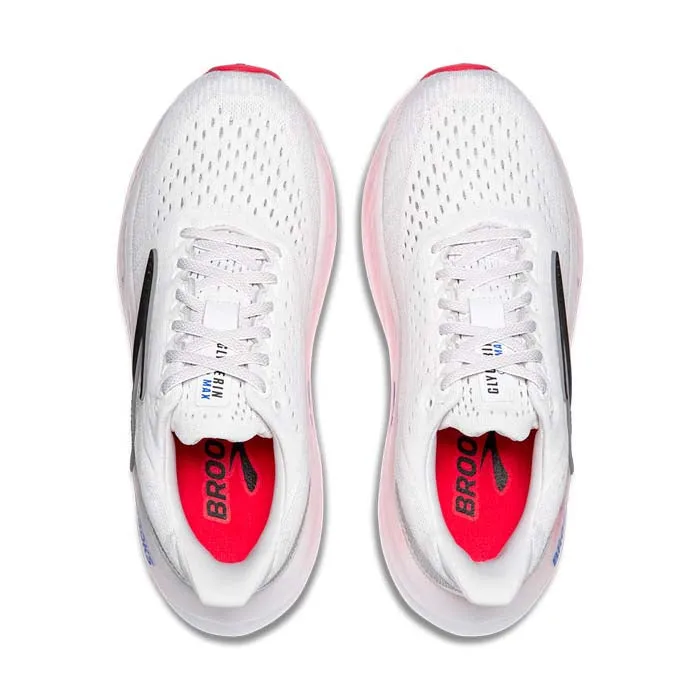 Womens Brooks Running Glycerin Max in White/Black/Diva Pink