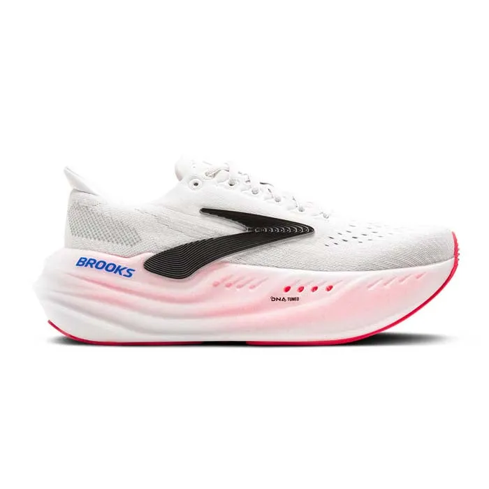 Womens Brooks Running Glycerin Max in White/Black/Diva Pink