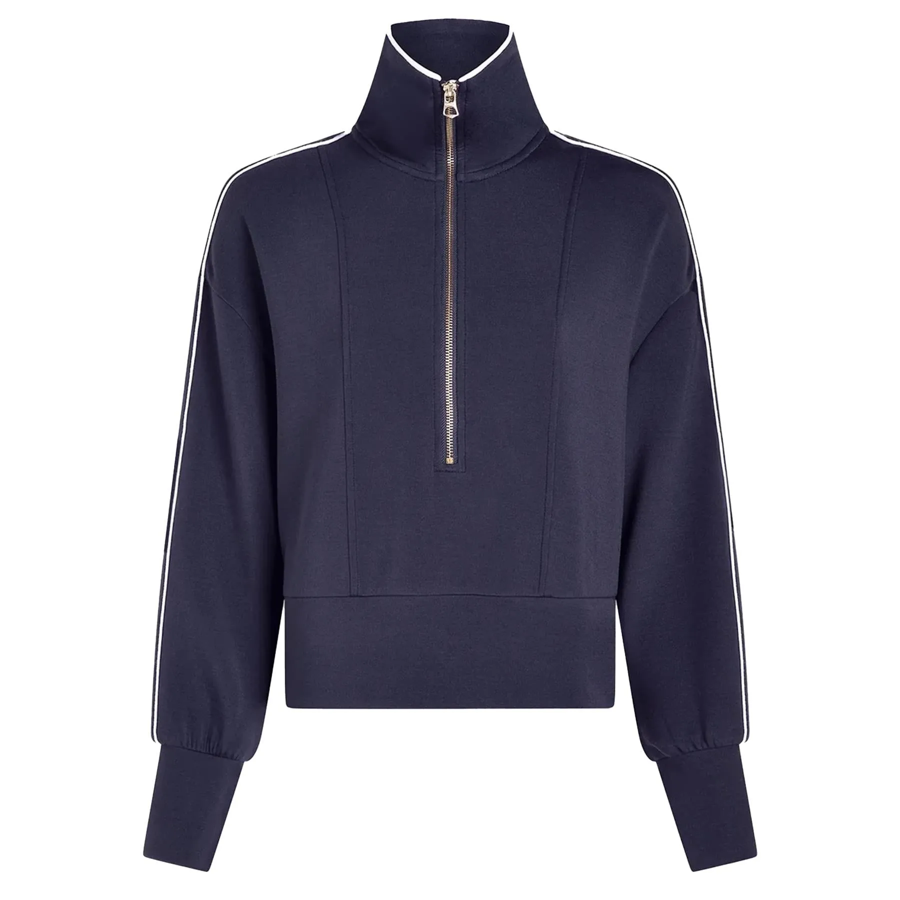 Womens Davenport Half Zip Mid Layer Blue Nights - 2025