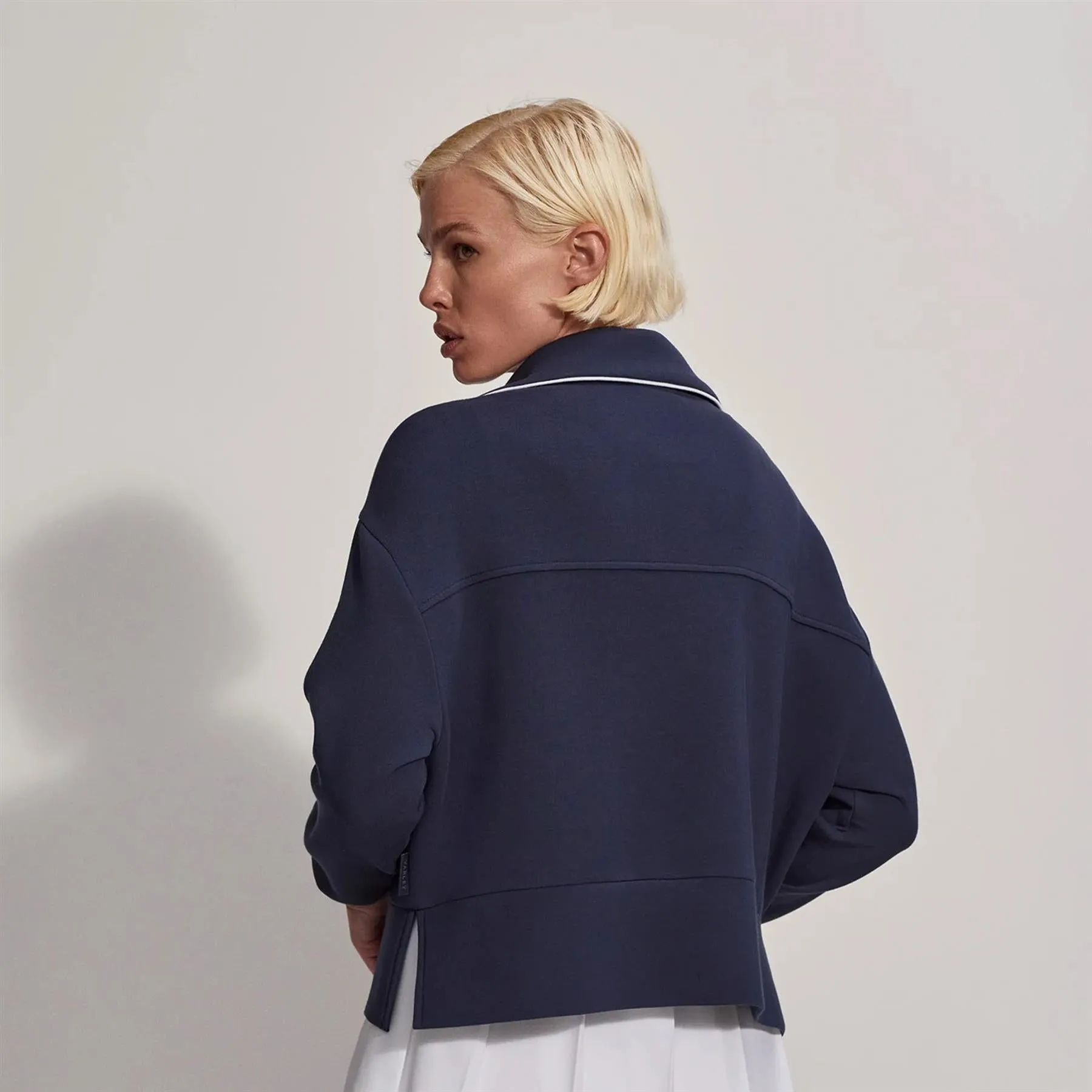 Womens Davenport Half Zip Mid Layer Blue Nights - 2025