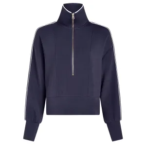 Womens Davenport Half Zip Mid Layer Blue Nights - 2025