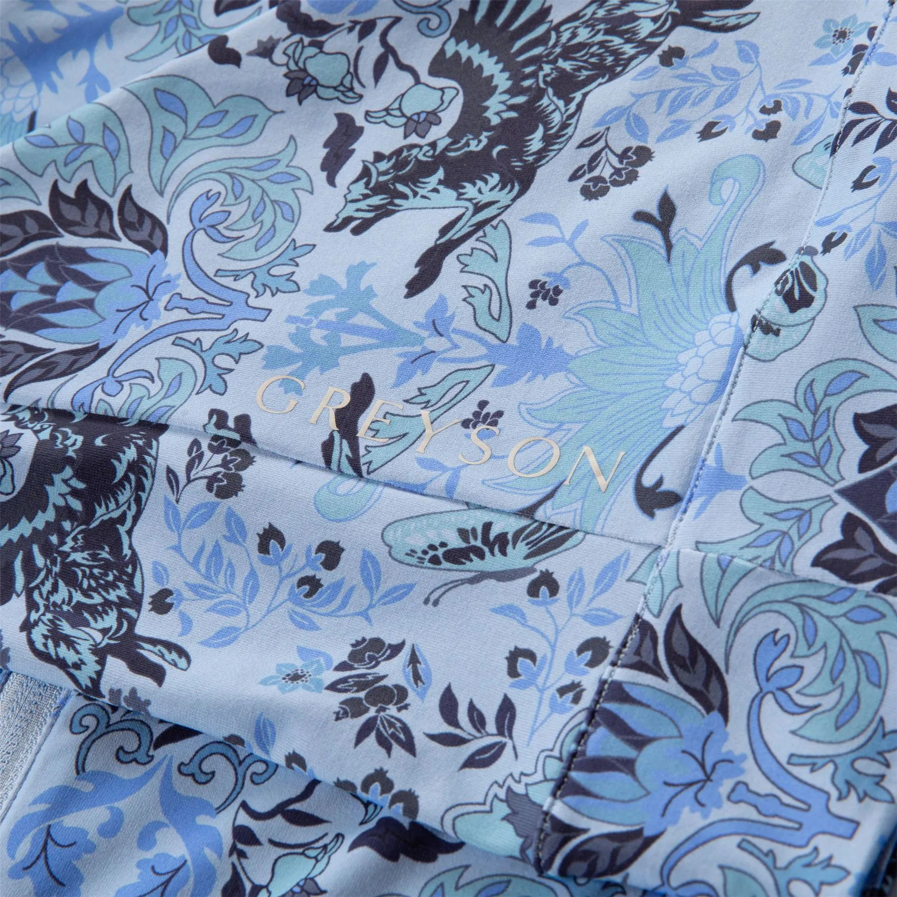 Womens Winged Wolf Halley II Mid Layer Wolf Blue - AW24
